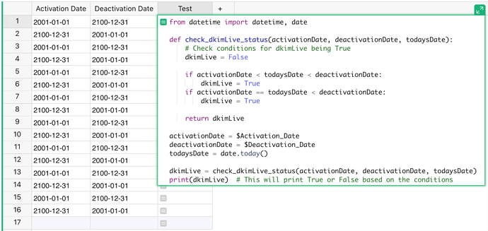 Simplified Code Example