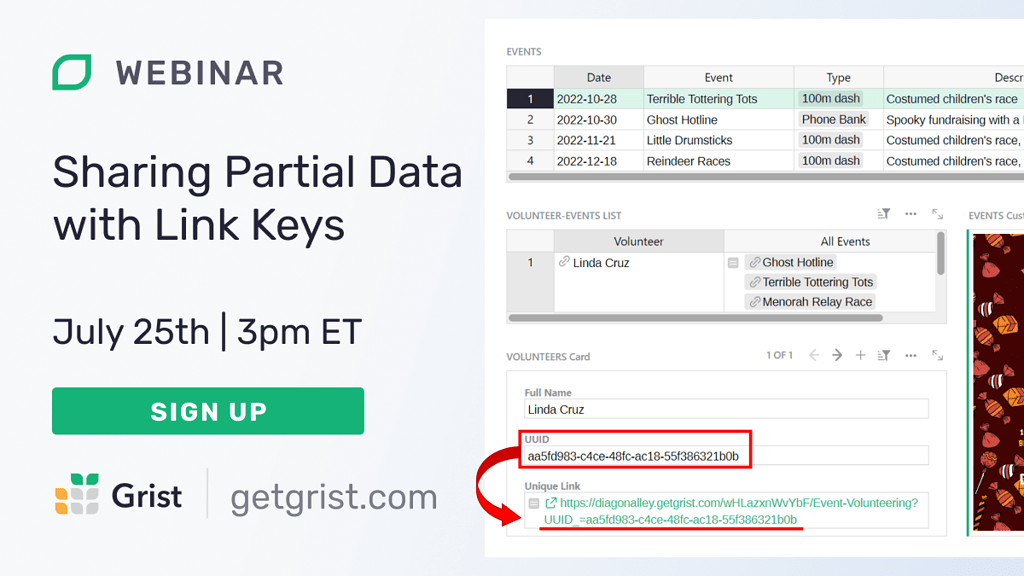 Upcoming Webinar: Sharing Partial Data with Link Keys | July 25th @ 3pm ...