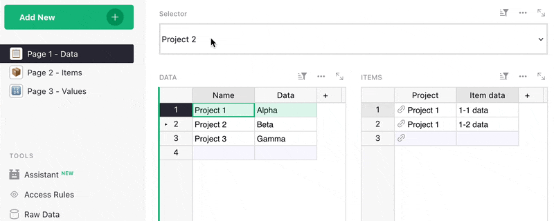 linked-dropdown